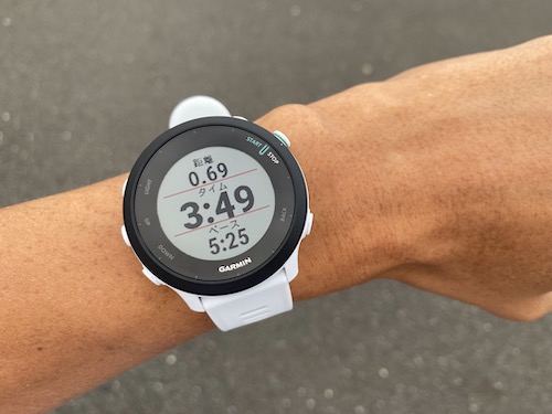 GARMIN FOREATHLETE 55 ホワイト ランニング-